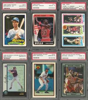 1969-1998 Topps and Assorted Brands Multi-Sports Stars and Hall of Famers Collection (16)
